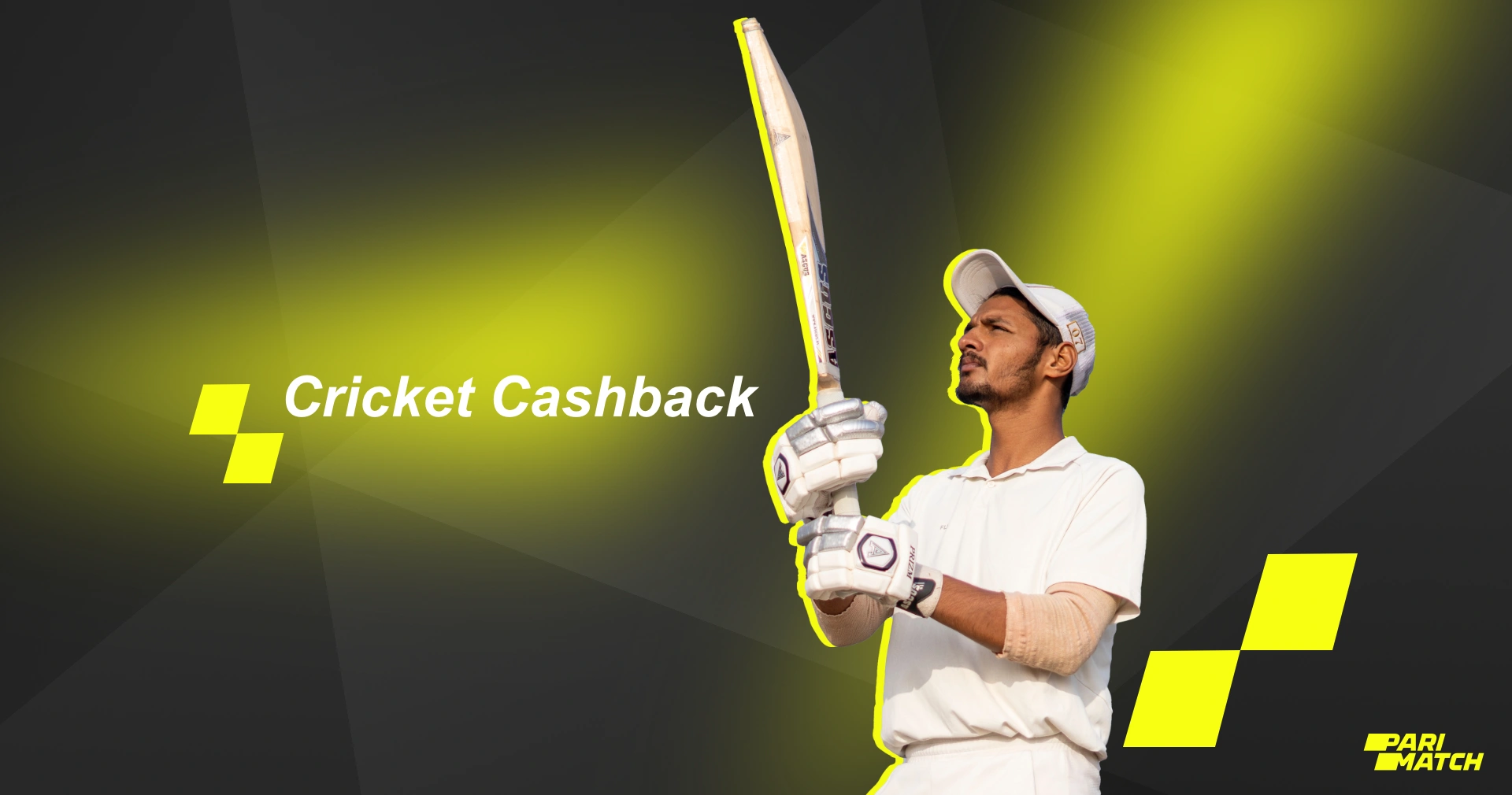 By betting on cricket you can get cashback from Parimatch