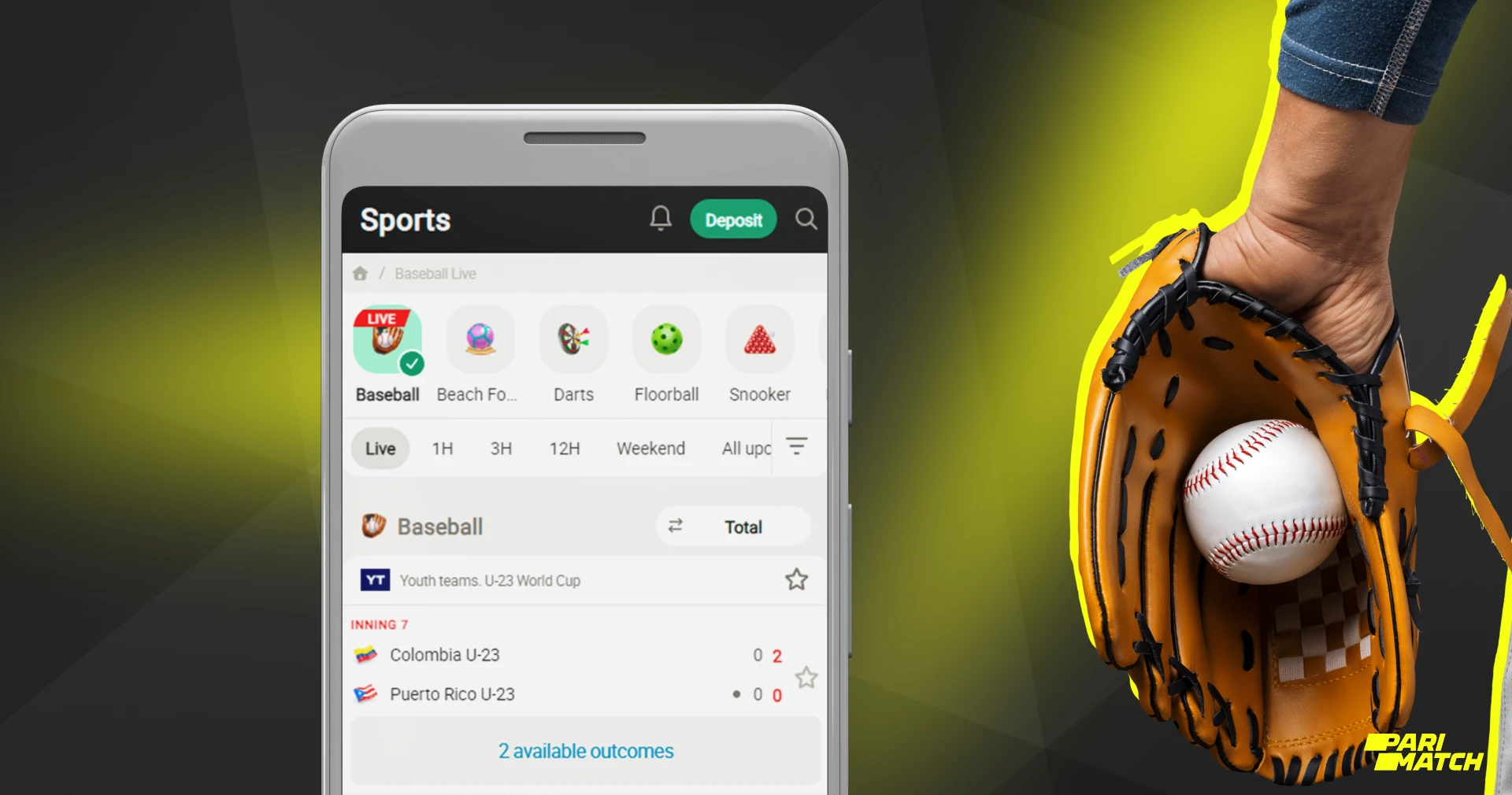 Live baseball betting with Parimatch offers a number of advantages to Bangladeshi bettors